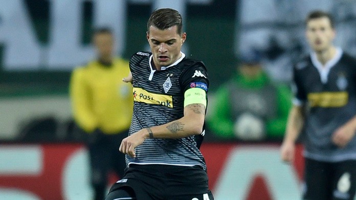 Granit Xhaka na archívnej snímke.