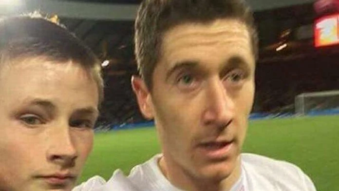 Selfie s Lewandowskim 