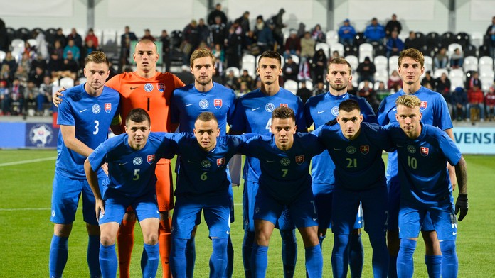 Slovenská futbalová reprezentácia do 21 rokov pred zápasom kvalifikácie ME 2017 hráčov do 21 rokov Slovensko - Bielorusko.