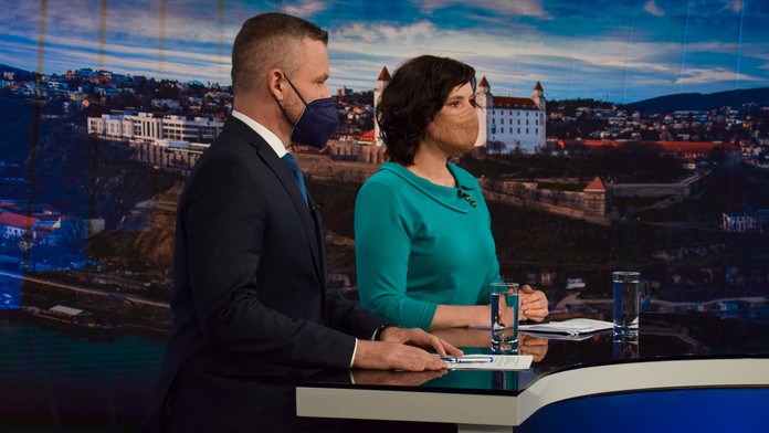 Peter Pellegrini a Veronika Remišová v Na telo.