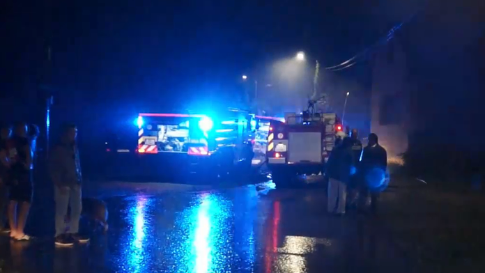 Zásah hasičov v obci Štítnik