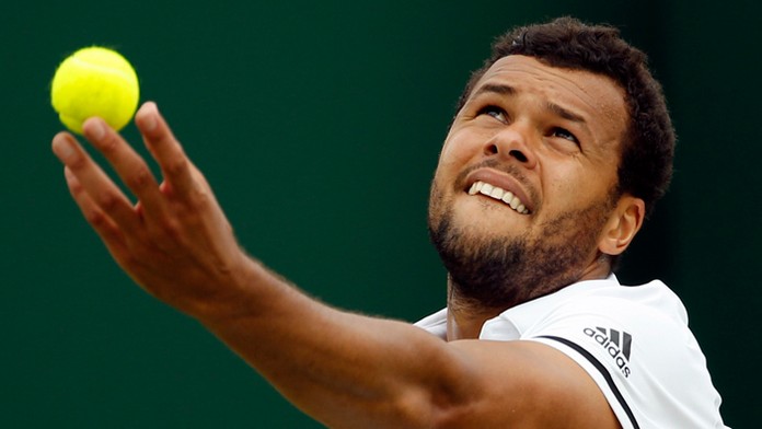 Jo-Wilfried Tsonga na Wimbledone.