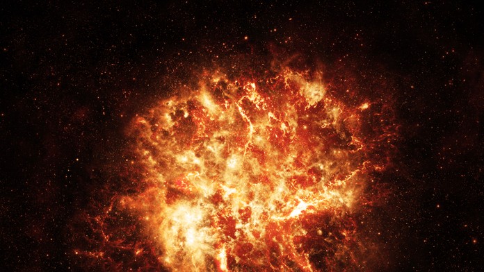 Výbuch vo vesmíre. 