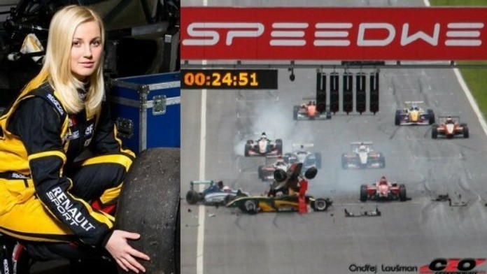 Gabriela Jílková a nehoda na okruhu