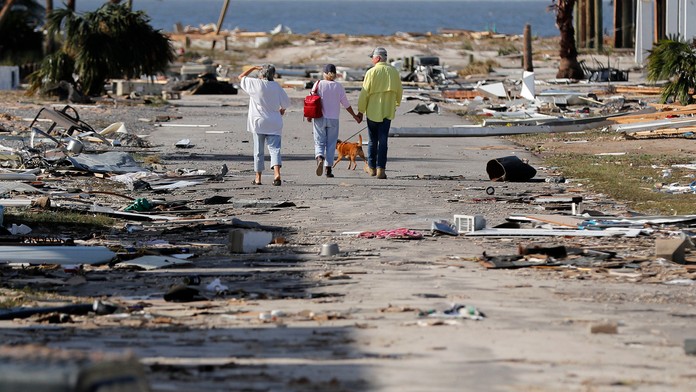 Hurikán Michael na Floride v USA
