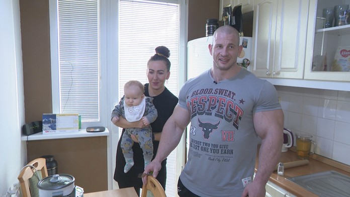 Michal Križánek s partnerkou Danielou.