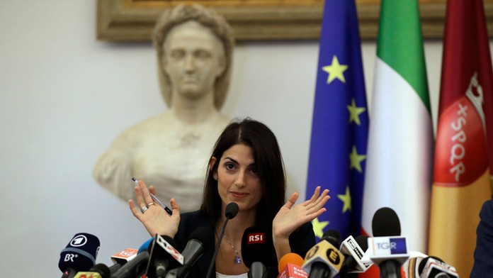 Starostka Ríma Virginia Raggiová.