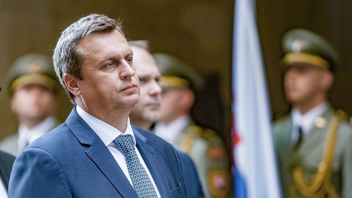 Predseda parlamentu Andrej Danko počas pietneho aktu.