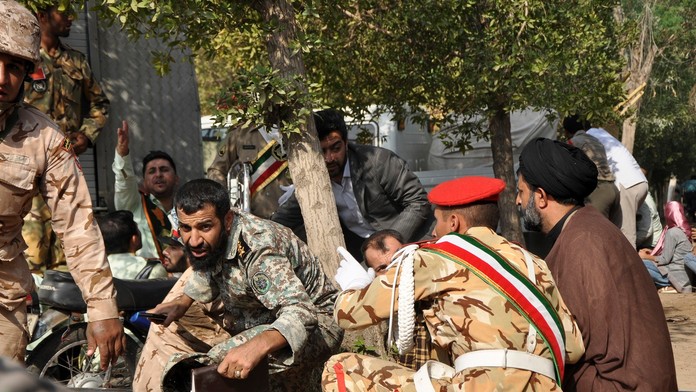 Útok počas vojenskej prehliadky