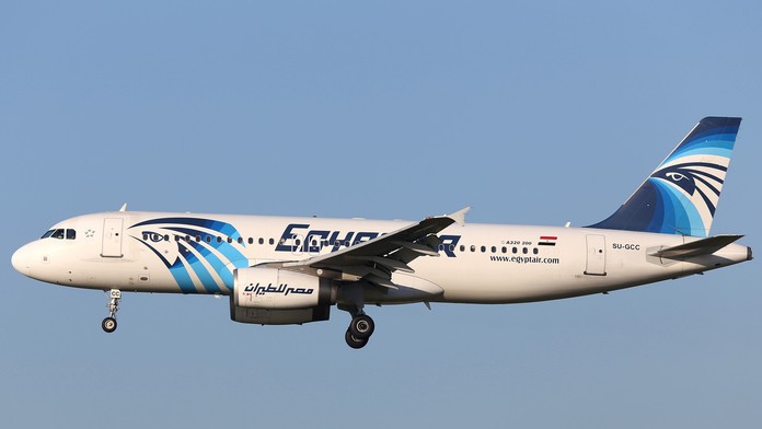 Lietadlo spoločnosti EgyptAir.