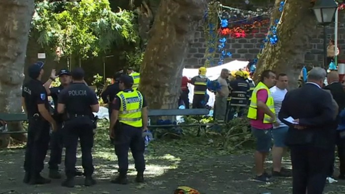 Tragédia na Madeire.