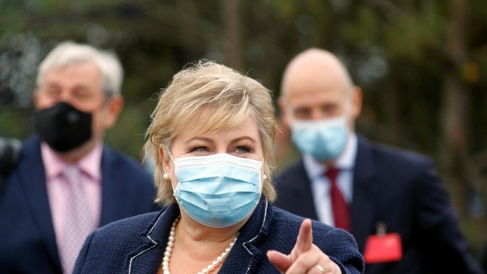Nórska premiérka Erna Solbergová 