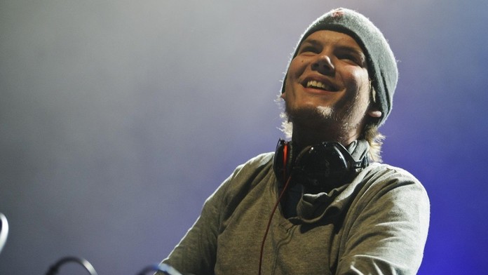 Avicii počas vystúpenia v Las Vegas.