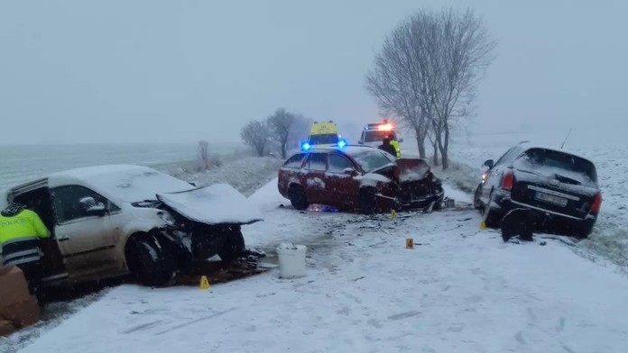 Snehová kalamita na východe Česka