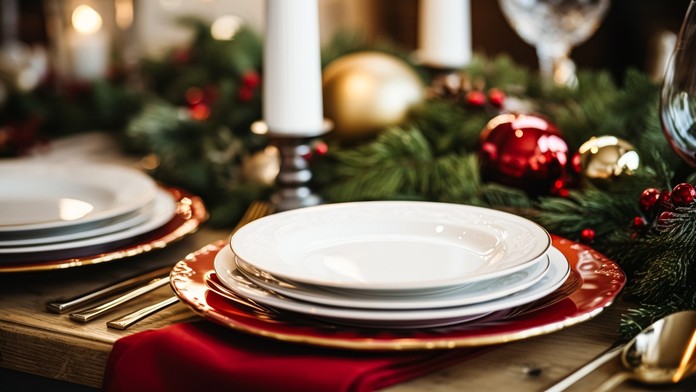 Štedrovečerný stôl - ilustračná snímka