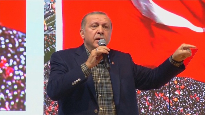 Turecký prezident Tayyip Erdogan.