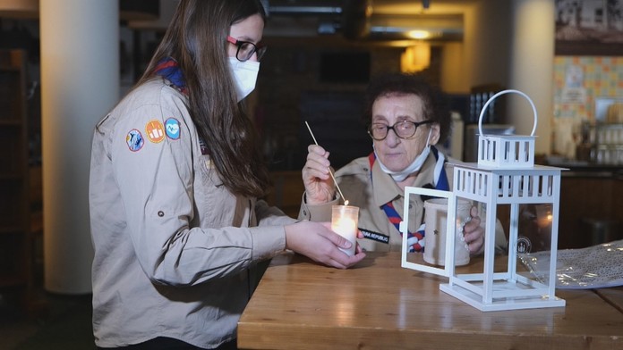 Betlehemské svetlo.