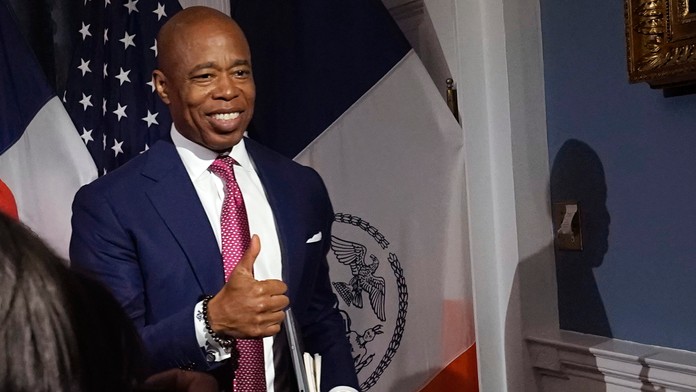 Primátor New Yorku Eric Adams.