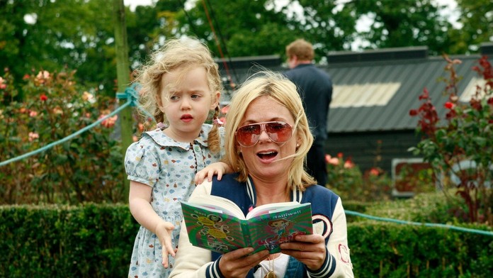 Geri Halliwell so svojou dcérou Blubell.