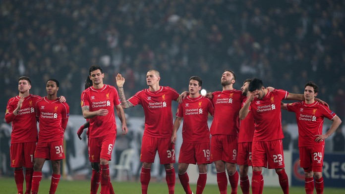 Martin Škrtel so spoluhráčmi sa lúčia s Európskou ligou