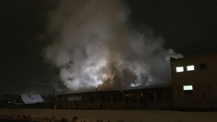 Požiar školy v Ružomberku