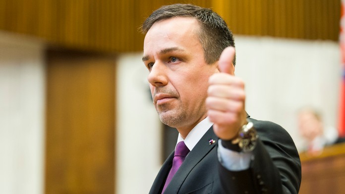Na snímke poslanec NR SR Erik Tomáš