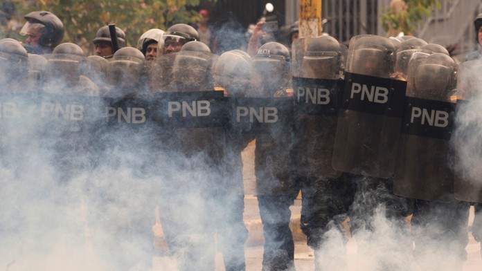 Venezuelská polícia.