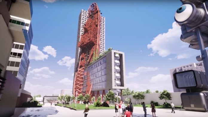 Rys červený na sedadle auta.