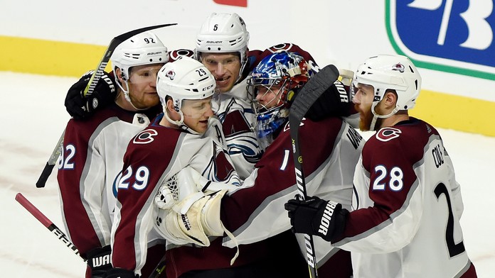 Radosť hráčov Colorada 