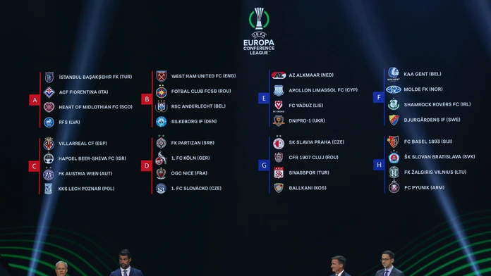 Slovan spoznal súperov v skupinovej fáze Európskej konferenčnej ligy