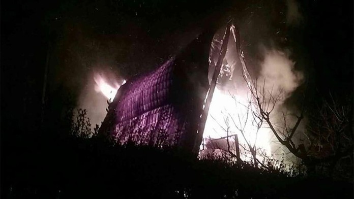 Požiar v Partizánskom.