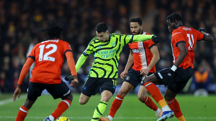 Hrdinom Arsenalu sa v závere zápasu stal Rice. Duel priniesol až sedem gólov