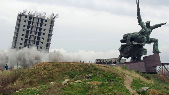 Demolícia v Sevastopole.