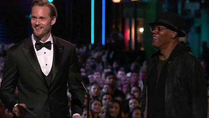 Alexander Skarsgård na MTV Movie Awards.