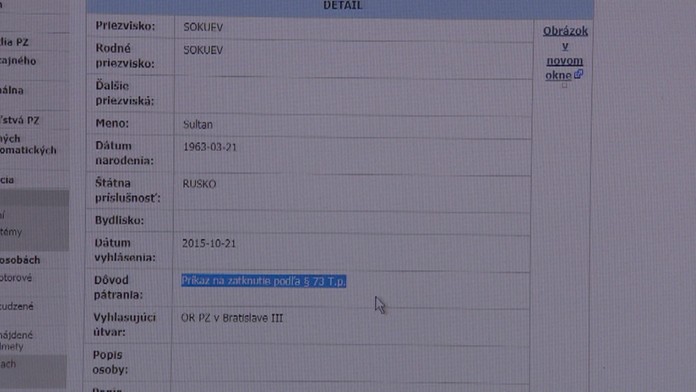 Hľadaný muž na veľvyslanectve