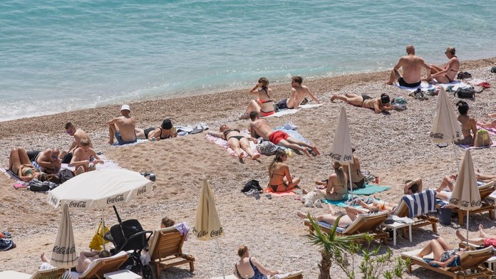 Pláž v Chorvátsku (ilustračná snímka)