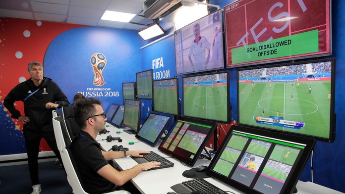 Videorozhodca na futbalových MS 2018 v Rusku.