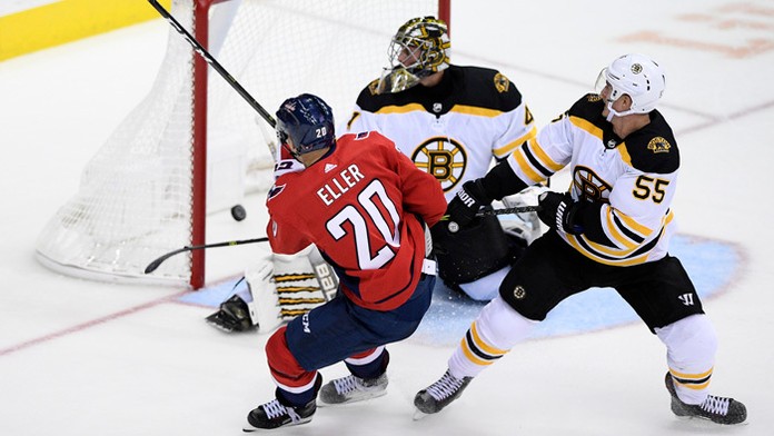 Brankár Jaroslav Halák zasiahol do hry až v 28. minúte za stavu 5:0 pre domácich.