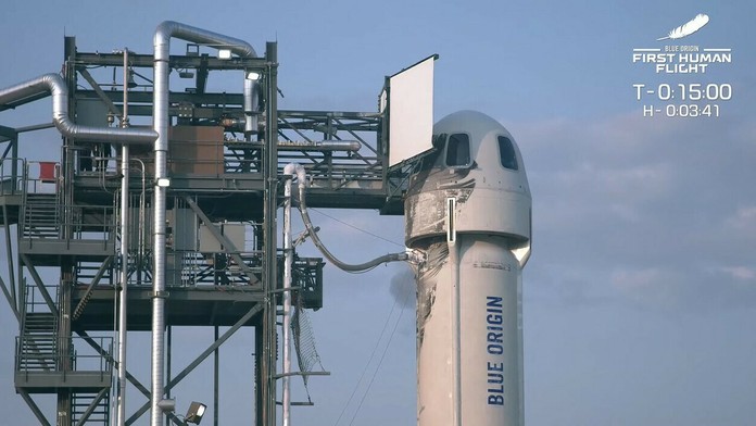 Blue Origin letí do vesmíru
