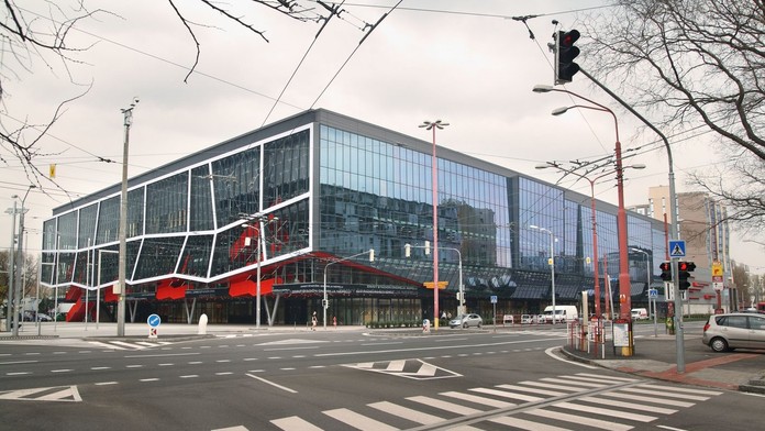 Zimný štadión Ondreja Nepelu.