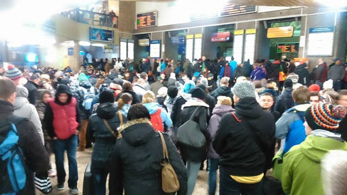 Hlavna stanica v Bratislave.