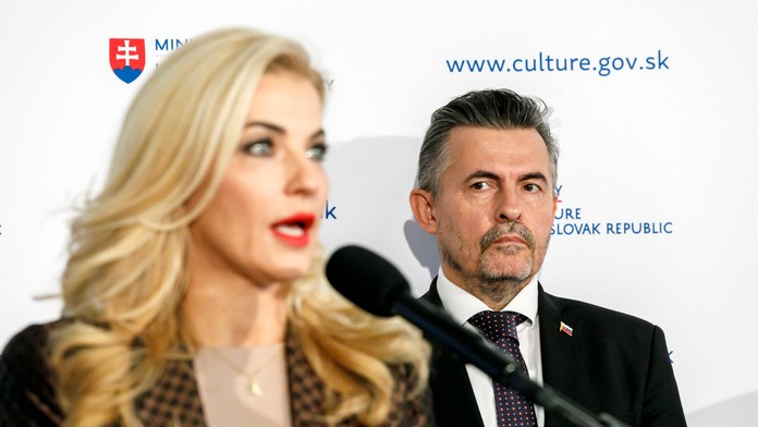 Na snímke ministerka kultúry Martina Šimkovičová.