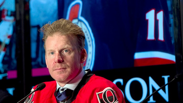 Bývalý kapitán Ottawy Senators Daniel Alfredsson.