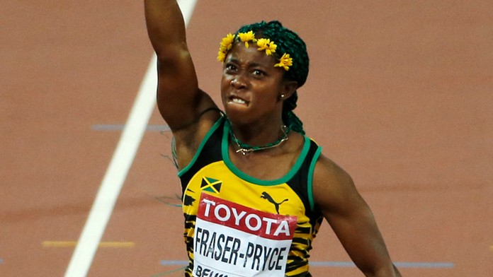 Jamajská reprezentantka v behu na 100 m Shelly-Ann Fraser-Pryceová.