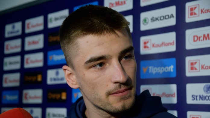 Útočník Róbert Lantoši na zraze reprezentácie počas prípravy pred MS.