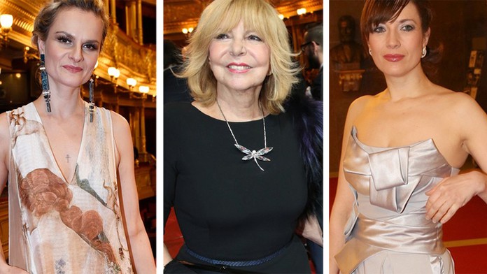 Iva Pazderková, Hana Zagorová a Tereza Kostková.