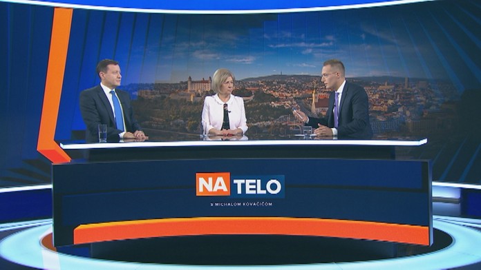 Na telo s Michalom Kovačičom.