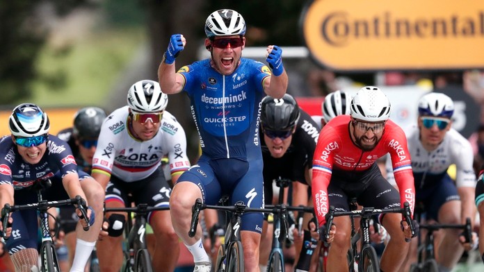 Mark Cavendish vyhral 4. etapu na Tour de France.