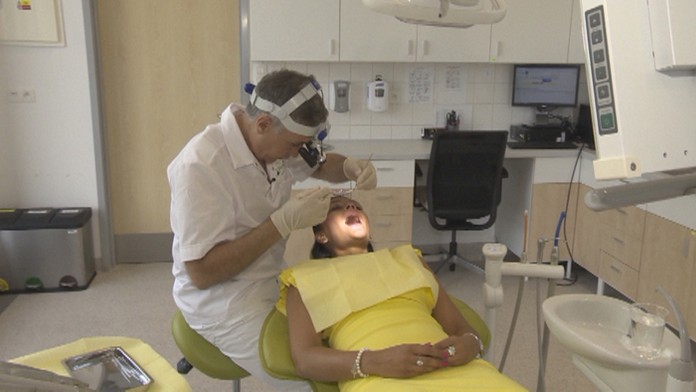 Červená pláž v Číne.