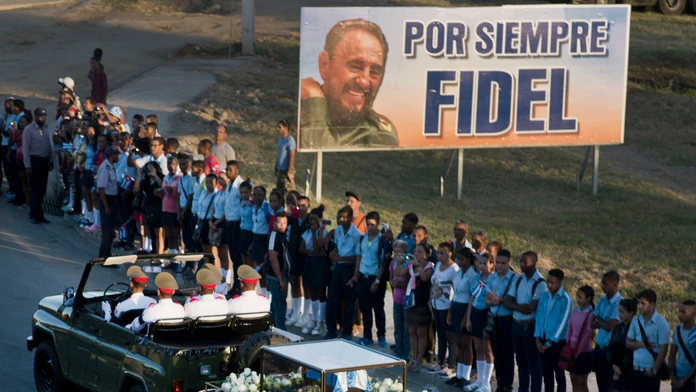 Pohreb Fidela Castra.